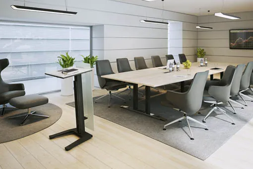 Stehpult im Konferenzraum