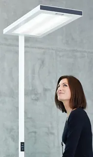 Stehlampe-Sekretärin